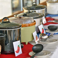 A chili cook off is a popular school fundraising idea to raise more.