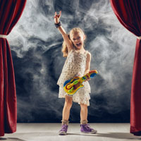 A talent show is a creative fundraising idea for kids.