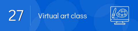 A virtual art class makes for an excellent social distancing fundraiser for schools.
