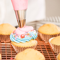 A cupcake decorating contest can be a fun social distancing fundraiser for schools.