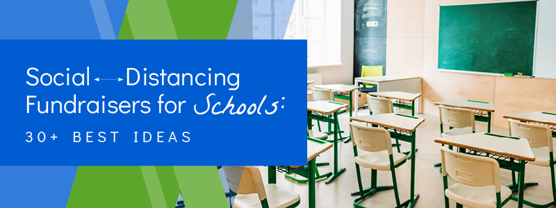Social distancing fundraisers for schools can help you stay safe and still raise money.
