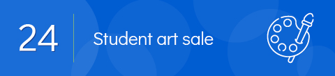 A student art sale is a great choice as a social distancing fundraiser for schools.