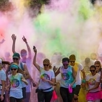 A color run can be a fun way to get your school involved in booster club fundraising.