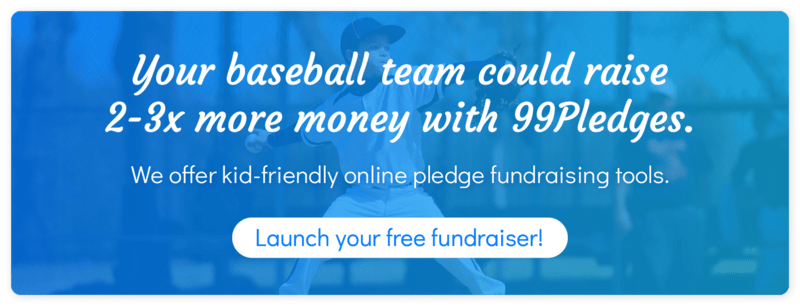 From hit-a-thons to fun runs, 99Pledges can power your next baseball fundraiser.