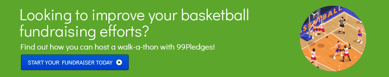 Partner with 99Pledges to make your basketball fundraiser a success!