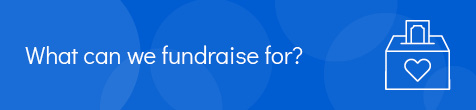 This section explains the different needs your team can fundraise for.