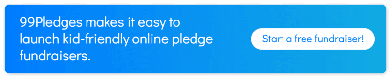 Launch a kid-friendly pledge fundraiser for your school with 99Pledges.